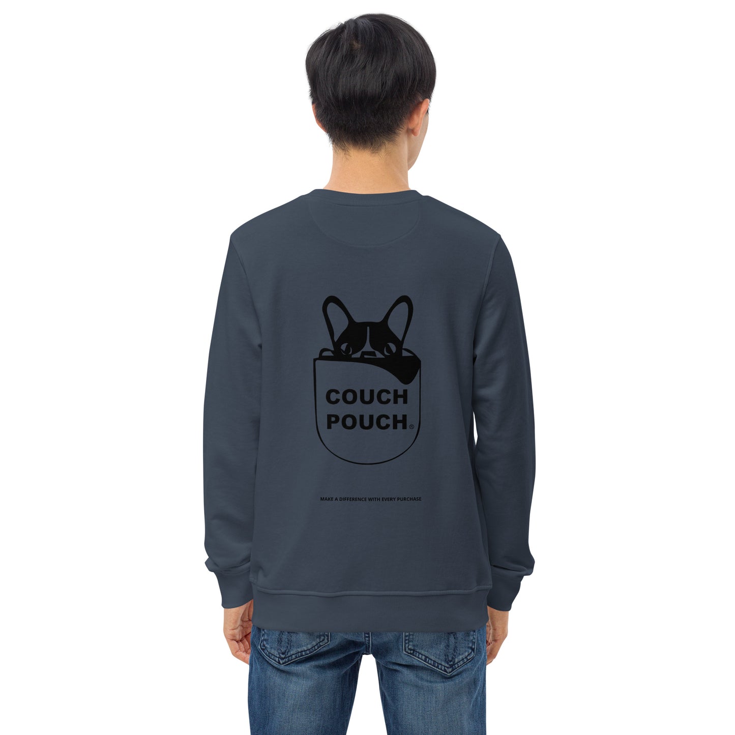 Organic Cotton / Recycled Polyester Unisex Sweatshirt - Couch Pouch®