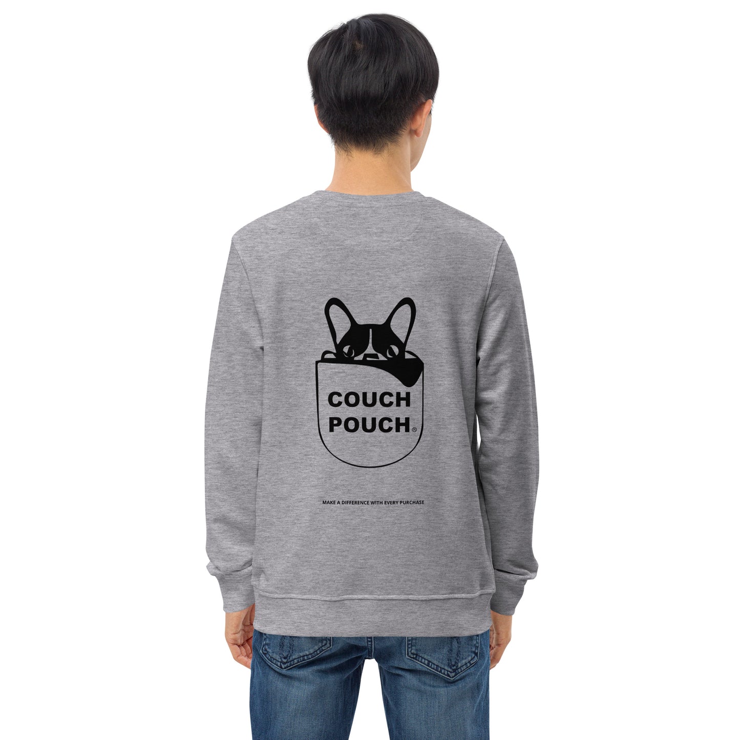 Organic Cotton / Recycled Polyester Unisex Sweatshirt - Couch Pouch®